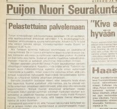 Puijon ikinuorten ilta Puijon ikinuorten ilta