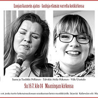 Luojan kaunein ajatus - lauluja elämän varrella kotikirkossa -konsertti Luojan kaunein ajatus - lauluja elämän varrella kotikirkossa -konsertti