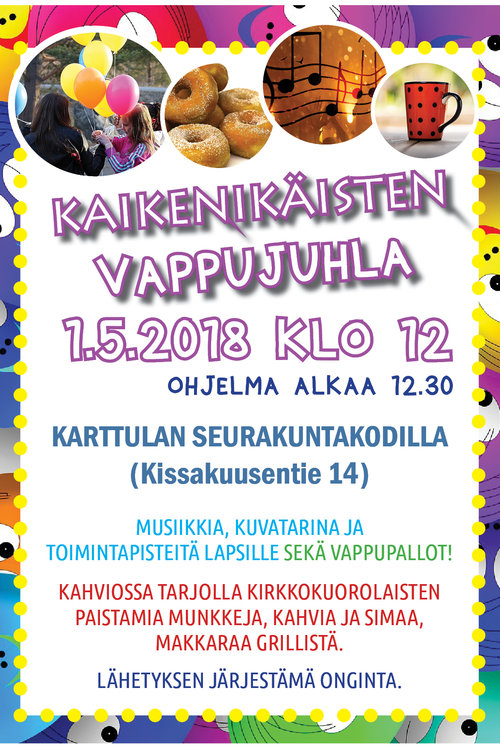 Kaikenikäisten Vappujuhla Kaikenikäisten Vappujuhla