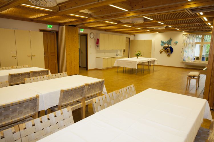 Vehmasmäen kappelin seurakuntasali Vehmasmäen kappelin seurakuntasali