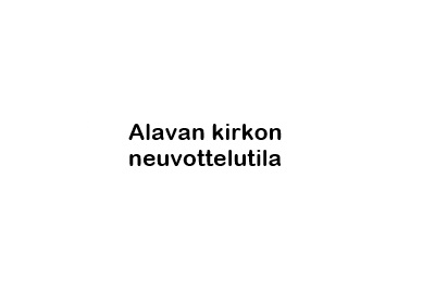 Alavan kirkon neuvottelutila Alavan kirkon neuvottelutila