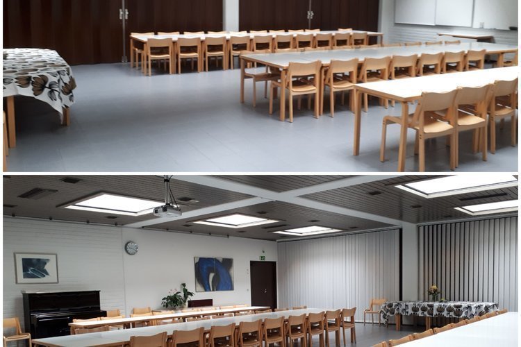 Keskusseurakuntatalon koulutussali Keskusseurakuntatalon koulutussali