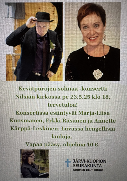 Kevätpurojen solinaa -konsertti Kevätpurojen solinaa -konsertti