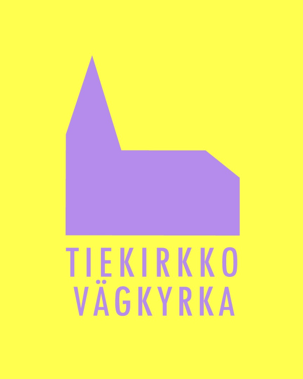 Muuruveden kirkko Tiekirkkona Kelta-lila Tiekirkkologo.