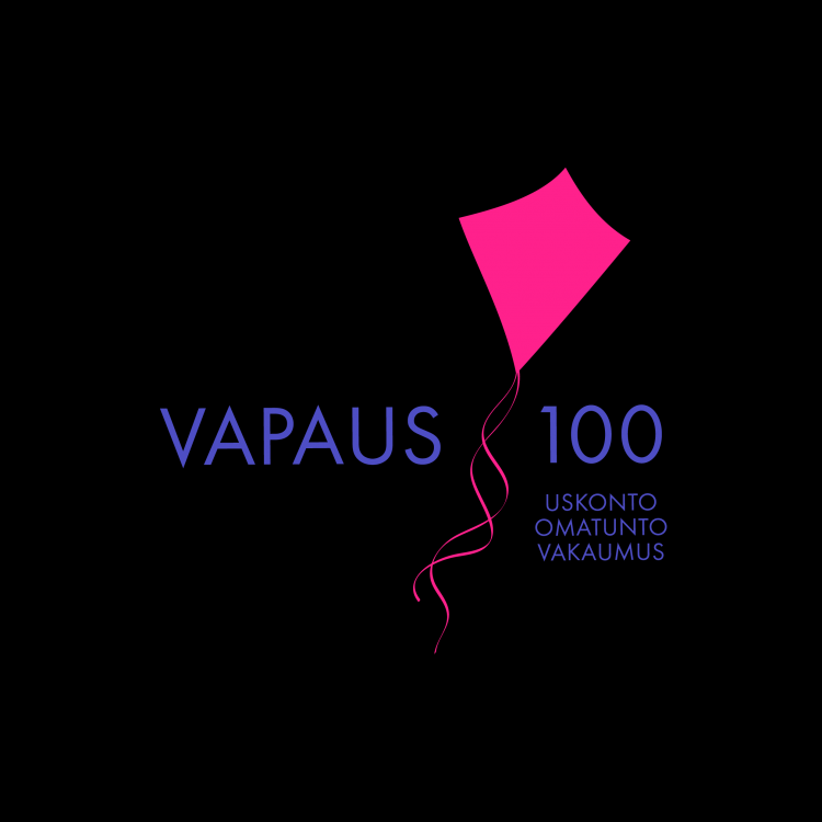 Uskonnonvapaus 100 vuotta juhlalogo.