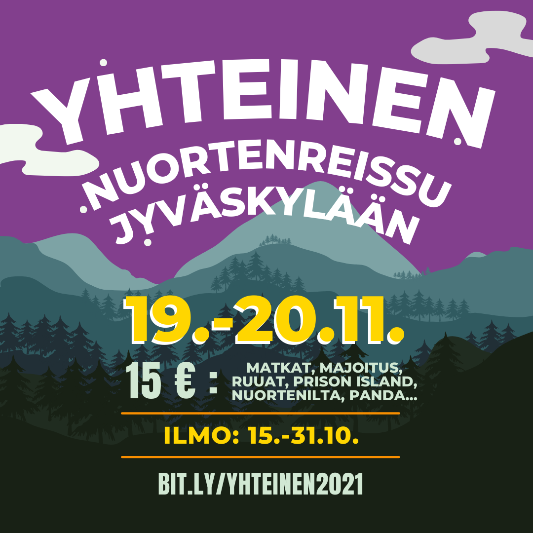 Yhteinen nuortenreissu Jyväskylään