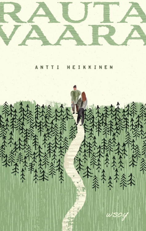 Kirjallisuuspiiri Antti Heikkisen kirjan kansilehti.