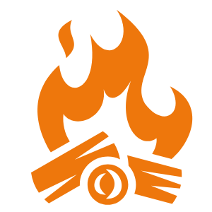 Nuorten aikuisten leiri Oranssi leikki.