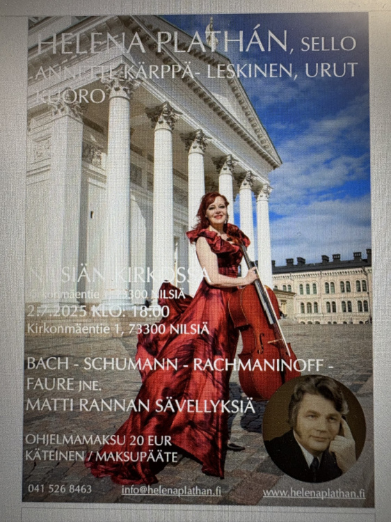 Konsertti kanttori Matti Rannan lauluista Matti Ranta