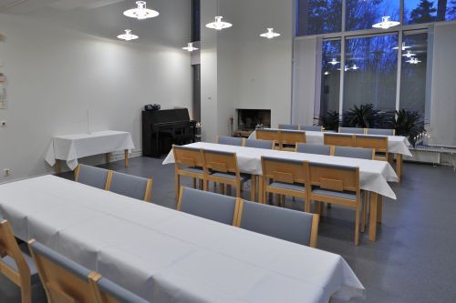 Männistön Pyhän Johanneksen kirkon takkahuone Männistön Pyhän Johanneksen kirkon takkahuone