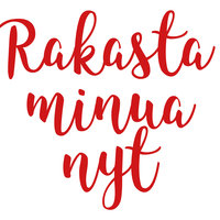 kuvassa Kuopion Lähetysjuhlien tunnus Rakasta minua nyt