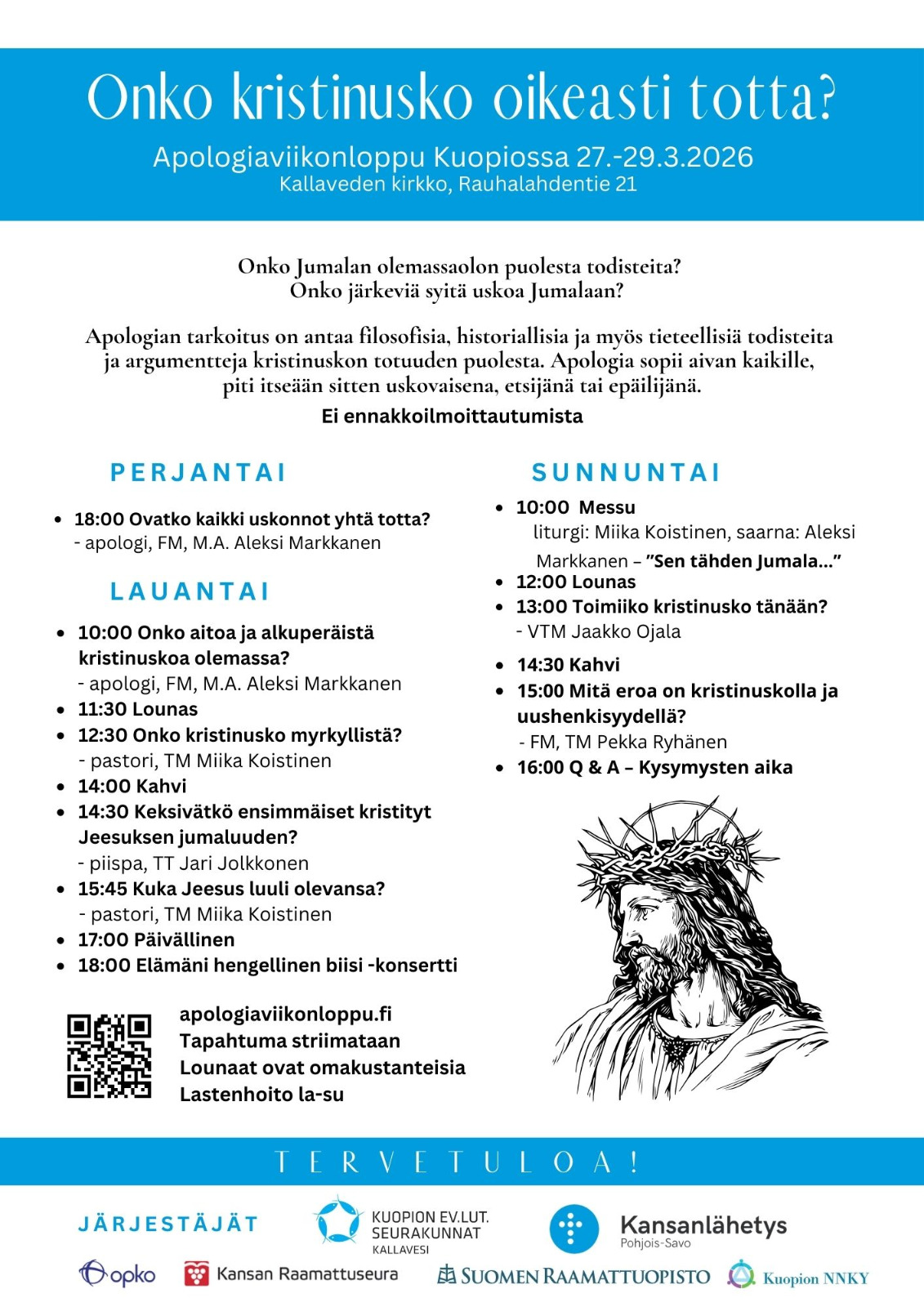 apologiaviikonlopun mainos